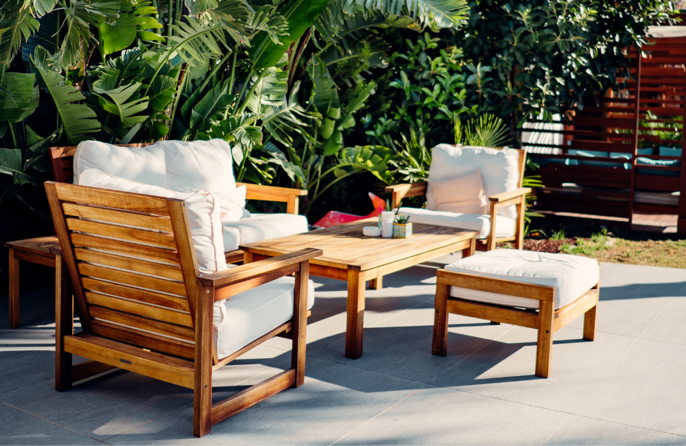 Outdoor furniture materials