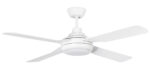Martec Discovery 48″ 52" Ceiling Fan with 15w Tricolour LED Light